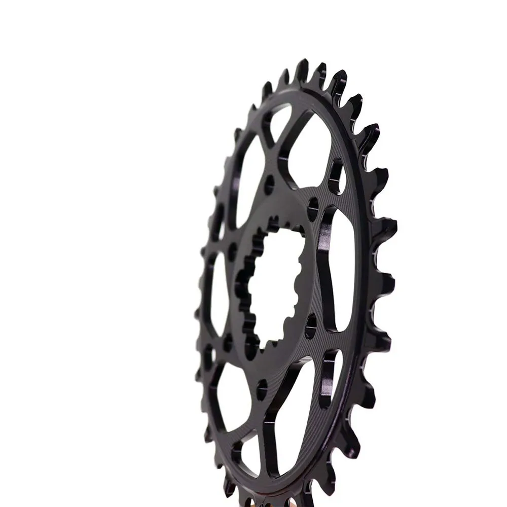 Stone Direct Mount Sram Mtb 3 Offset Ovales Kettenblatt, Black, 30t Stone Direct Mount Sram Mtb 3 Offset Ovales Kettenblatt, Black, 30t
