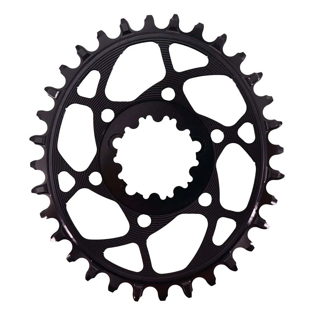 Stone Direct Mount Sram Mtb 3 Offset Ovales Kettenblatt, Black, 30t Stone Direct Mount Sram Mtb 3 Offset Ovales Kettenblatt, Black, 30t