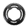 Stone Shimano 2x/sram Flat Top 110 Bcd Kettenblatt, Black, 48-33t