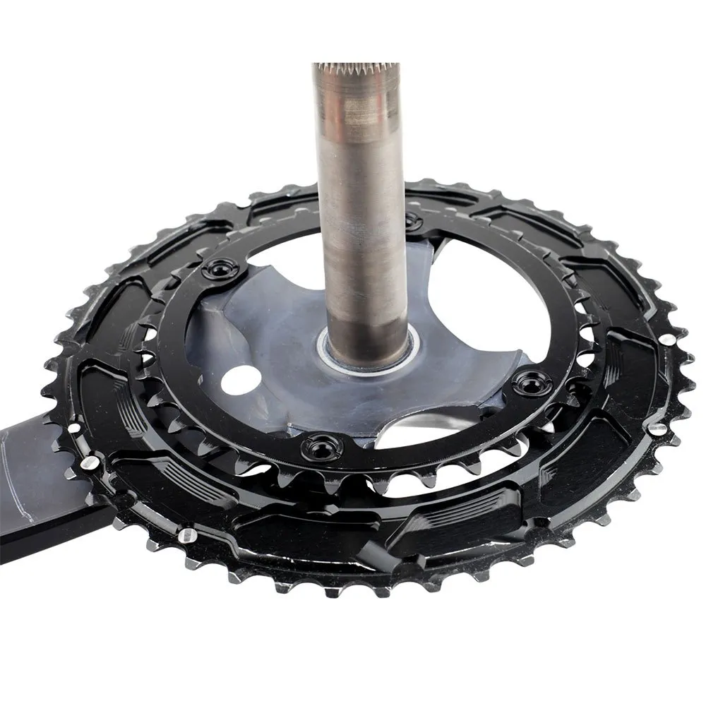 Stone Shimano 2x/sram Flat Top 110 Bcd Kettenblatt, Black, 48-33t Stone Shimano 2x/sram Flat Top 110 Bcd Kettenblatt, Black, 48-33t