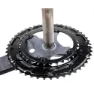 Stone Shimano 2x/sram Flat Top 110 Bcd Kettenblatt, Black, 48-33t