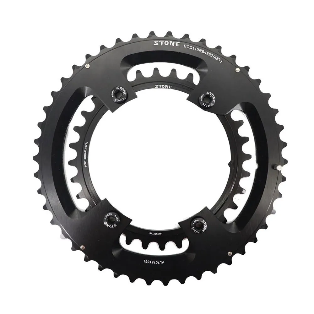 Stone Shimano Road 2x 110 Bcd Kettenblatt Stone Shimano Road 2x 110 Bcd Kettenblatt