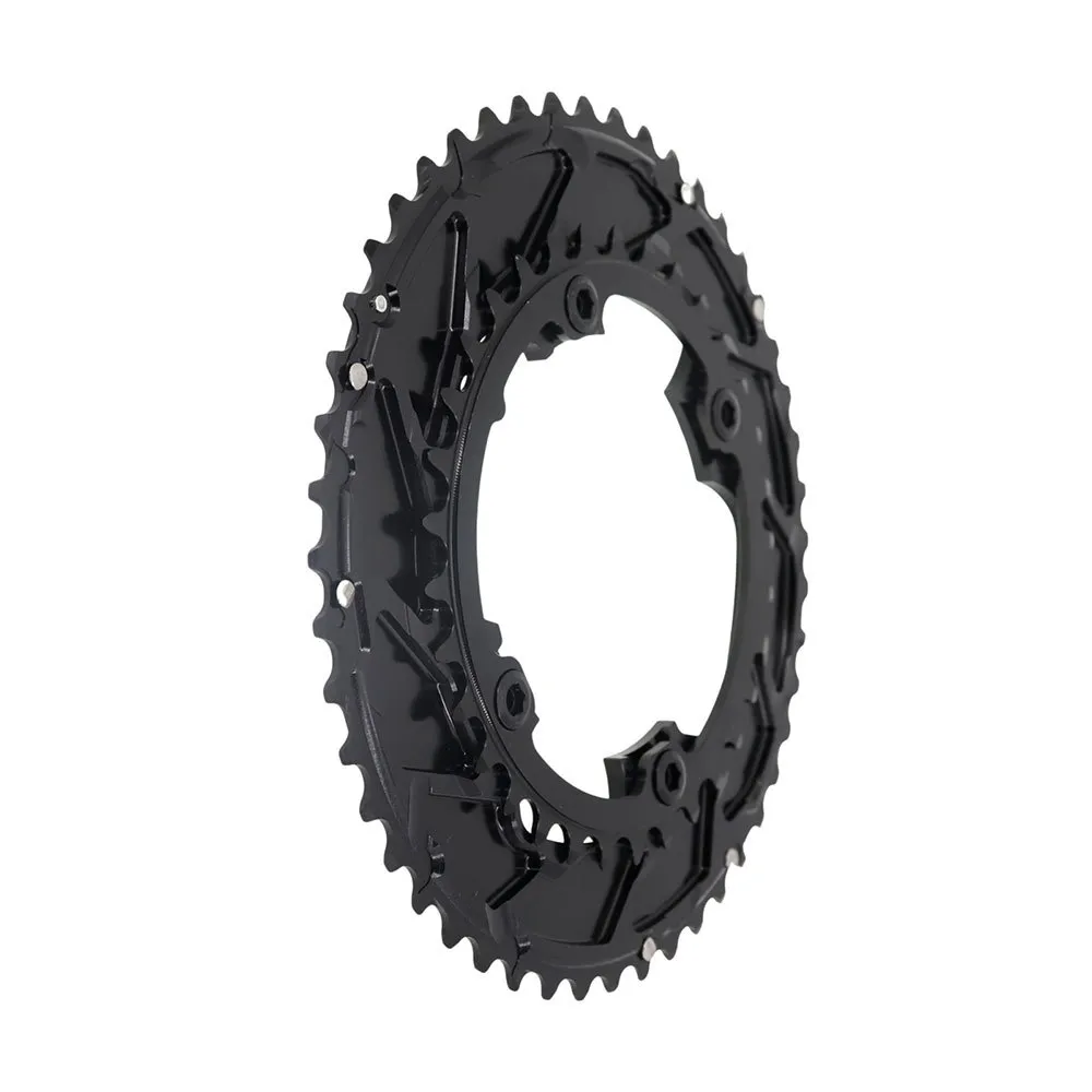 Stone Sram Force 2x Flat Top 107 Bcd Kettenblatt Refurbished, Black, 46-33t Stone Sram Force 2x Flat Top 107 Bcd Kettenblatt Refurbished, Black, 46-33t