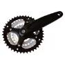 STRONGLIGHT Argos Kurbelgarnitur, Black, 170mm, 42/34-24t