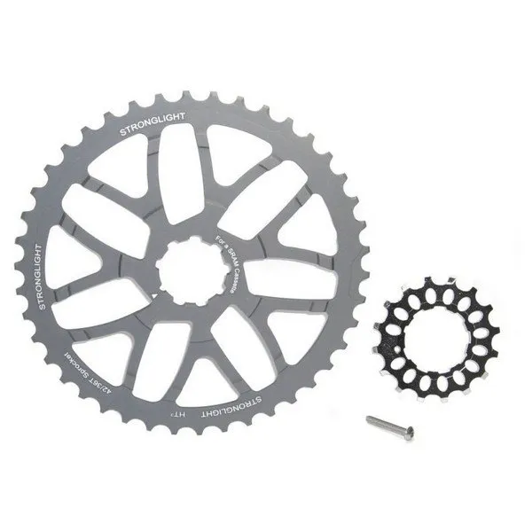 STRONGLIGHT Conversion Kit For Sram Kettenblatt, Silver, 42-16t STRONGLIGHT Conversion Kit For Sram Kettenblatt, Silver, 42-16t
