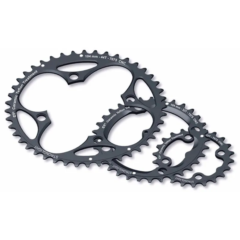STRONGLIGHT Ct2 2nd Position 104 Bcd Kettenblatt, Black, 32t STRONGLIGHT Ct2 2nd Position 104 Bcd Kettenblatt, Black, 32t