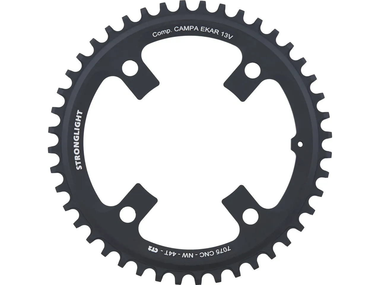 STRONGLIGHT CT2 Kettenblatt Campagnolo Ekar 13-fach, 4-Arm, 123 mm Lochkreis STRONGLIGHT CT2 Kettenblatt Campagnolo Ekar 13-fach, 4-Arm, 123 mm Lochkreis