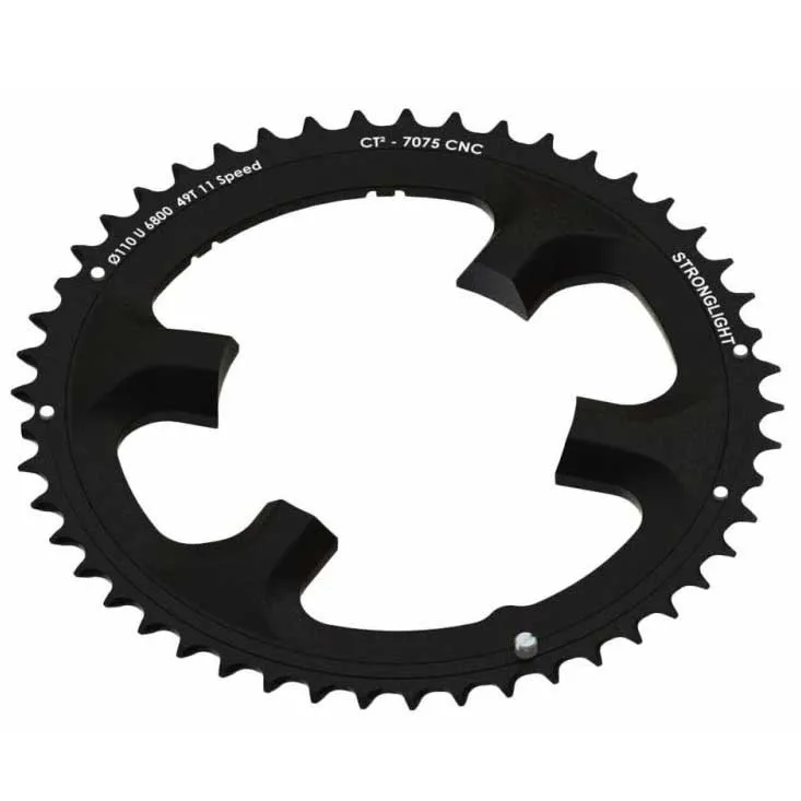 STRONGLIGHT CT2 Kettenblatt Ultegra 6800 E-Shifting 11fach, 4-Arm, 110mm Lochkreis STRONGLIGHT CT2 Kettenblatt Ultegra 6800 E-Shifting 11fach, 4-Arm, 110mm Lochkreis