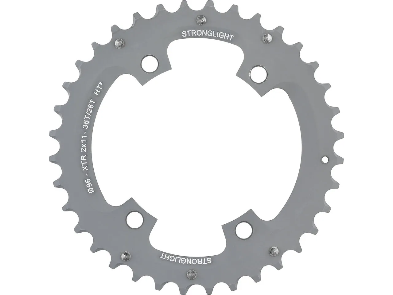 STRONGLIGHT HT3 Kettenblatt Shimano FC-M9000 11-fach, 4-Arm, 96/64 mm Lochkreis STRONGLIGHT HT3 Kettenblatt Shimano FC-M9000 11-fach, 4-Arm, 96/64 mm Lochkreis