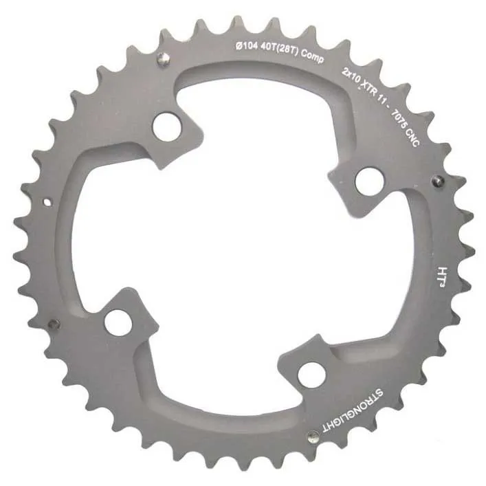 STRONGLIGHT HT3 Kettenblatt Shimano XTR M980 10-fach, 4-Arm, 104/64 mm Lochkreis STRONGLIGHT HT3 Kettenblatt Shimano XTR M980 10-fach, 4-Arm, 104/64 mm Lochkreis
