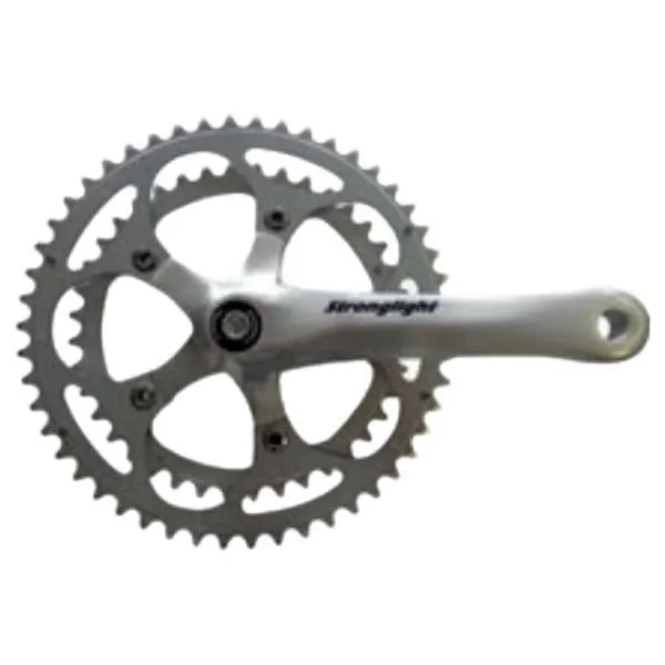 STRONGLIGHT Impact Compact Kurbelgarnitur, Silver, 175mm, 50-34t