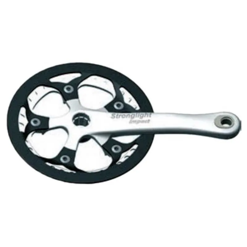 STRONGLIGHT Impact R Kurbelgarnitur, Silver / black, 170mm, 44t STRONGLIGHT Impact R Kurbelgarnitur, Silver / black, 170mm, 44t