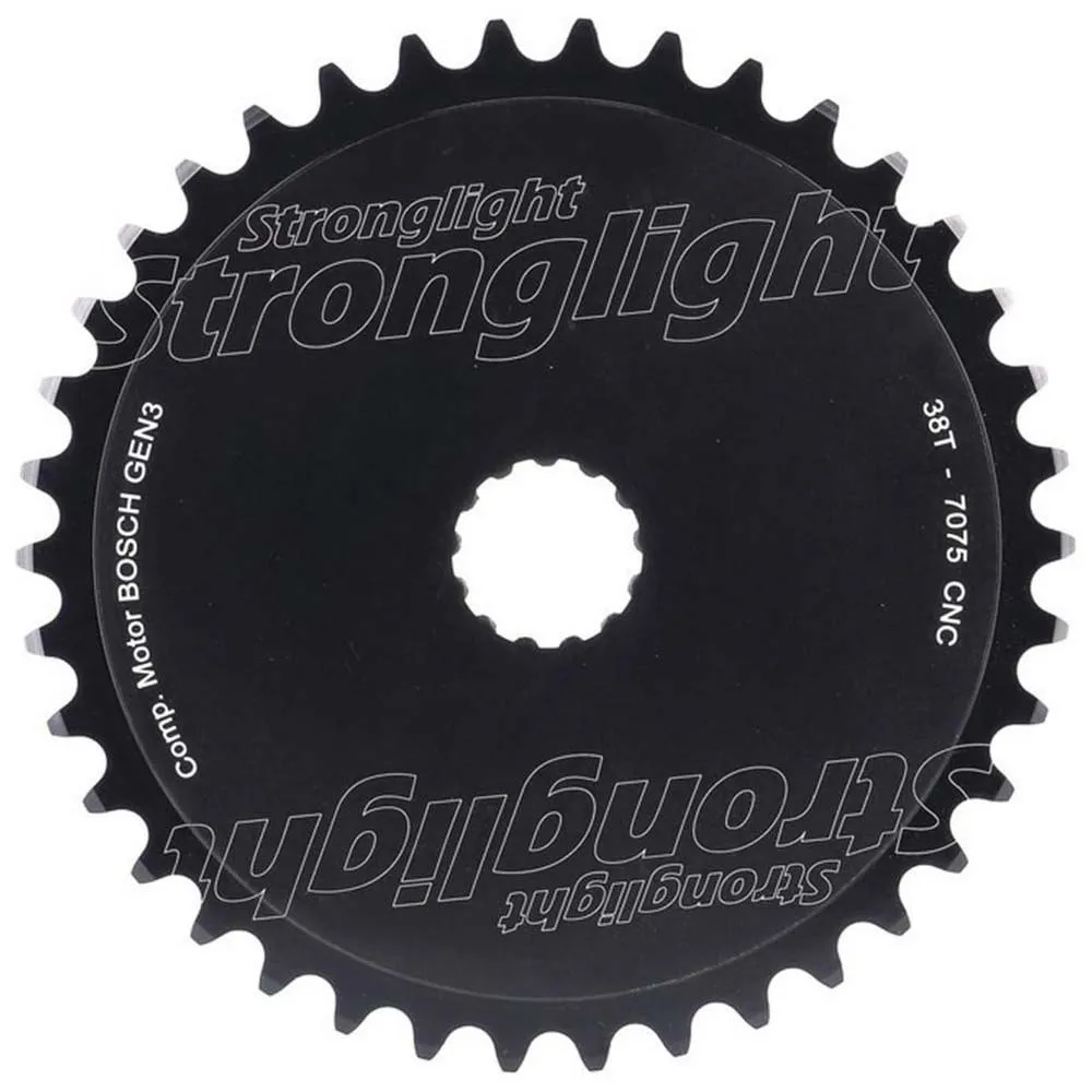 STRONGLIGHT Mod.19 Kettenblatt, Black, 38t STRONGLIGHT Mod.19 Kettenblatt, Black, 38t