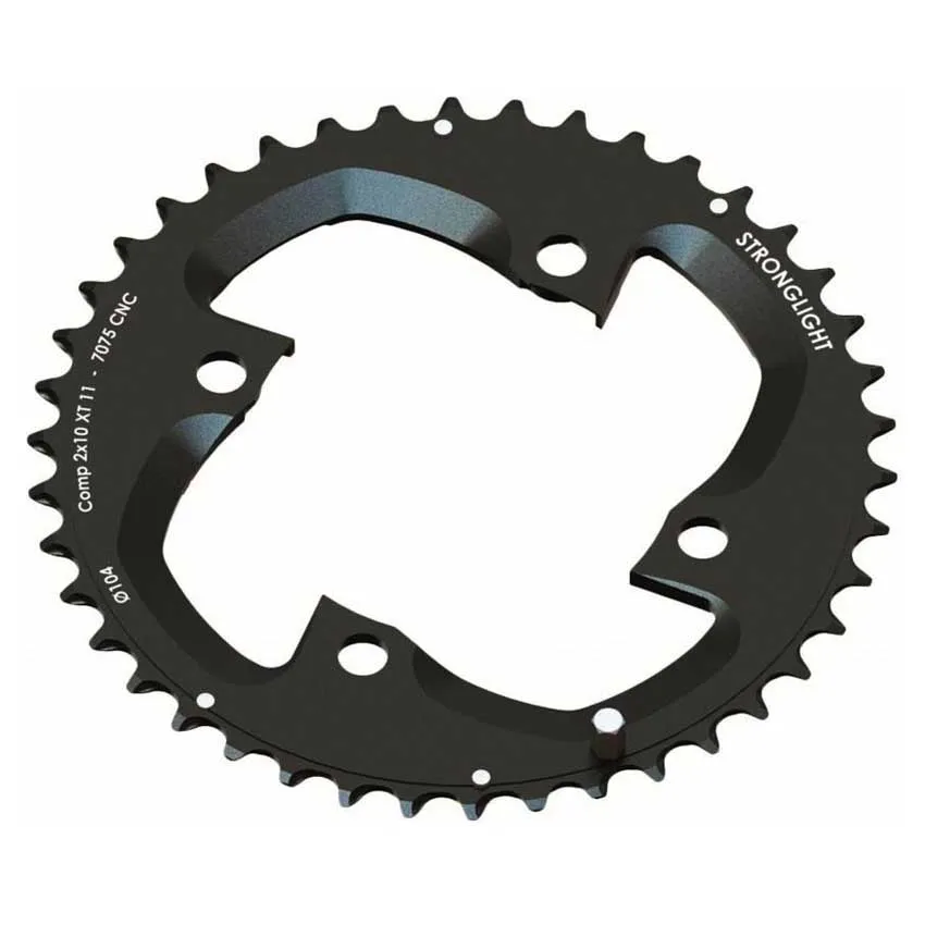 STRONGLIGHT Mtb 4b 104 Bcd Kettenblatt, Black, 39t