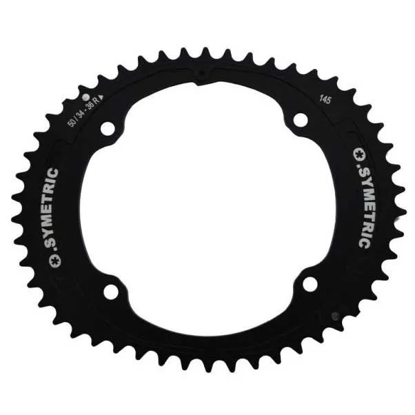 STRONGLIGHT Osymetric 4b Campagnolo 145/122 Bcd Kettenblatt, Black, 52-38t STRONGLIGHT Osymetric 4b Campagnolo 145/122 Bcd Kettenblatt, Black, 52-38t