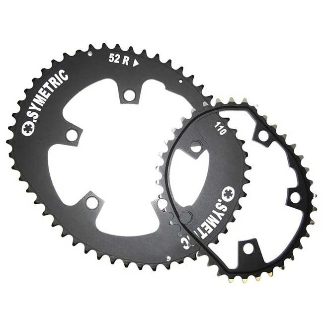 STRONGLIGHT Osymetric 4b Shimano Dura Ace 9100 110 Bcd Kettenblatt, Black, 52-42t STRONGLIGHT Osymetric 4b Shimano Dura Ace 9100 110 Bcd Kettenblatt, Black, 52-42t