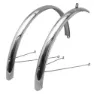 STRONGLIGHT Paar Schutzbleche city-vtc Edelstahlgestänge geliefert mit Gestängesatz Unisex, silber, 50mm