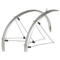 STRONGLIGHT Paar Schutzbleche city-vtc Gestänge mit Befestigung classic inox 28" Unisex STRONGLIGHT Paar Schutzbleche city-vtc Gestänge mit Befestigung classic inox 28" Unisex