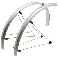 STRONGLIGHT Paar Schutzbleche city-vtc Gestänge mit Befestigung classic inox road 28'' Unisex STRONGLIGHT Paar Schutzbleche city-vtc Gestänge mit Befestigung classic inox road 28'' Unisex