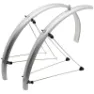 STRONGLIGHT Paar Schutzbleche city-vtc Gestänge mit Befestigung classic inox road 28'' Unisex, silber, 48mm