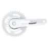 STRONGLIGHT Twin 1s Kurbelgarnitur, Silver, 170mm, 38t