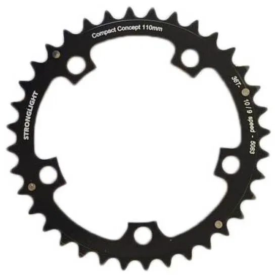 STRONGLIGHT Type S-5083 110 Bcd Kettenblatt Refurbished, Black, 42t STRONGLIGHT Type S-5083 110 Bcd Kettenblatt Refurbished, Black, 42t