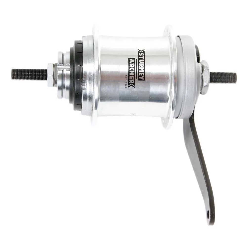 Sturmey Archer Ihs3c Hinterradnabe, Silver, 36H, 163.2mm Sturmey Archer Ihs3c Hinterradnabe, Silver, 36H, 163.2mm