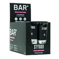 Styrkr Bar Plus Proteinriegelbox Himbeere & Weiße Schokolade 12 Einheiten Styrkr Bar Plus Proteinriegelbox Himbeere & Weiße Schokolade 12 Einheiten
