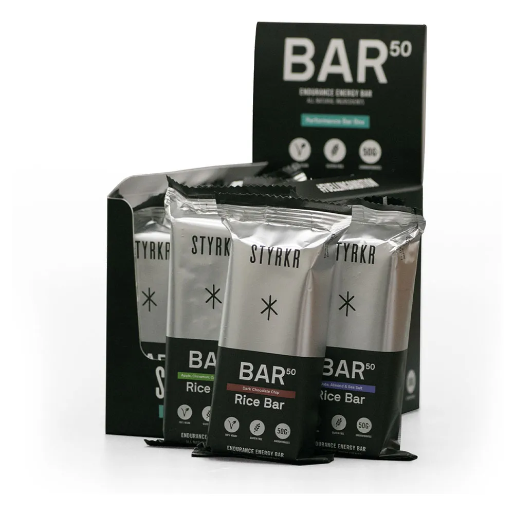 Styrkr Bar50 Energie-riegel-box Verschiedene Geschmacksrichtungen 12 Einheiten, Multicolor, One Size Styrkr Bar50 Energie-riegel-box Verschiedene Geschmacksrichtungen 12 Einheiten, Multicolor, One Size