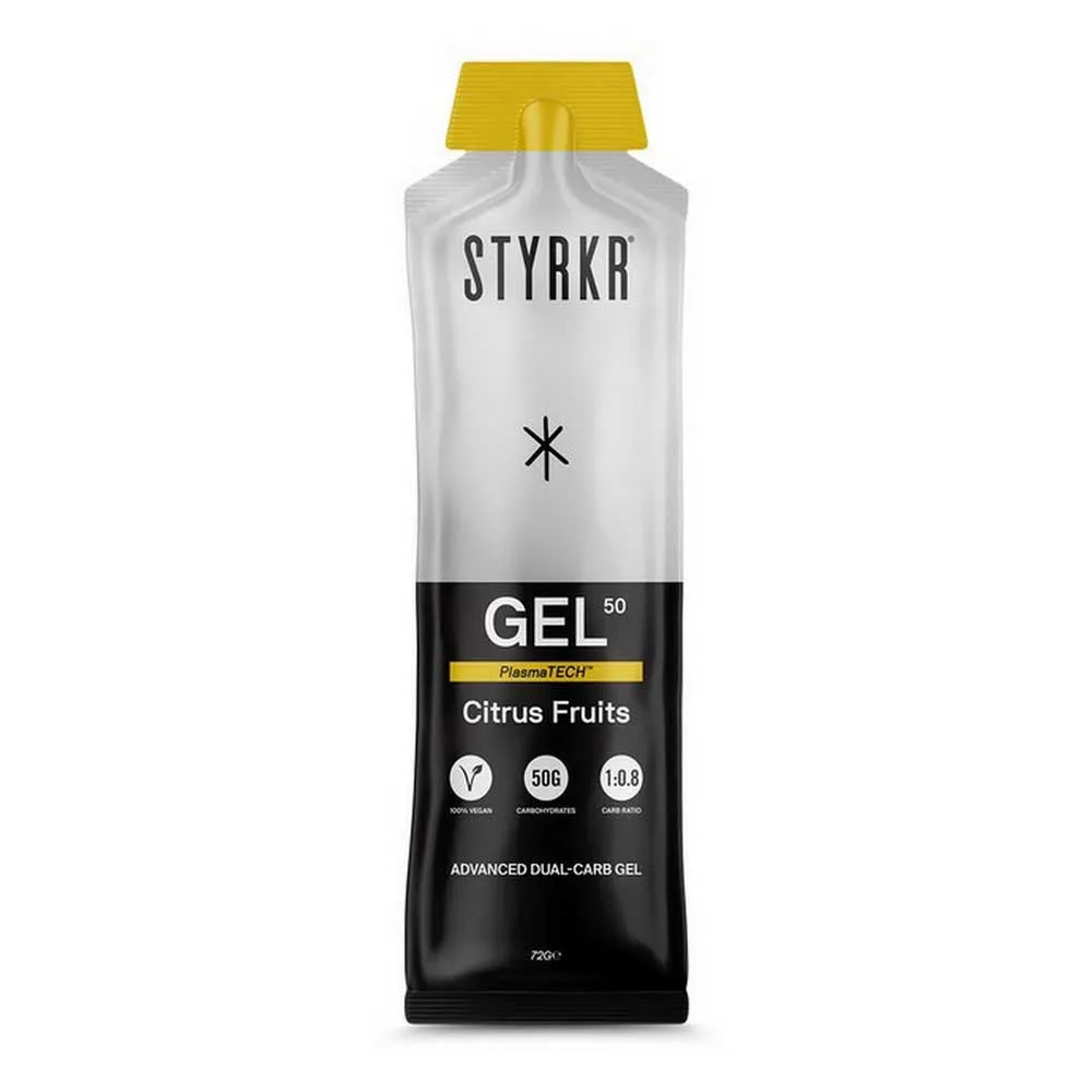 Styrkr Gel50 Dual-carb Schachtel Mit Energiegelen Zitronig 50g 12 Einheiten, Multicolor, One Size Styrkr Gel50 Dual-carb Schachtel Mit Energiegelen Zitronig 50g 12 Einheiten, Multicolor, One Size