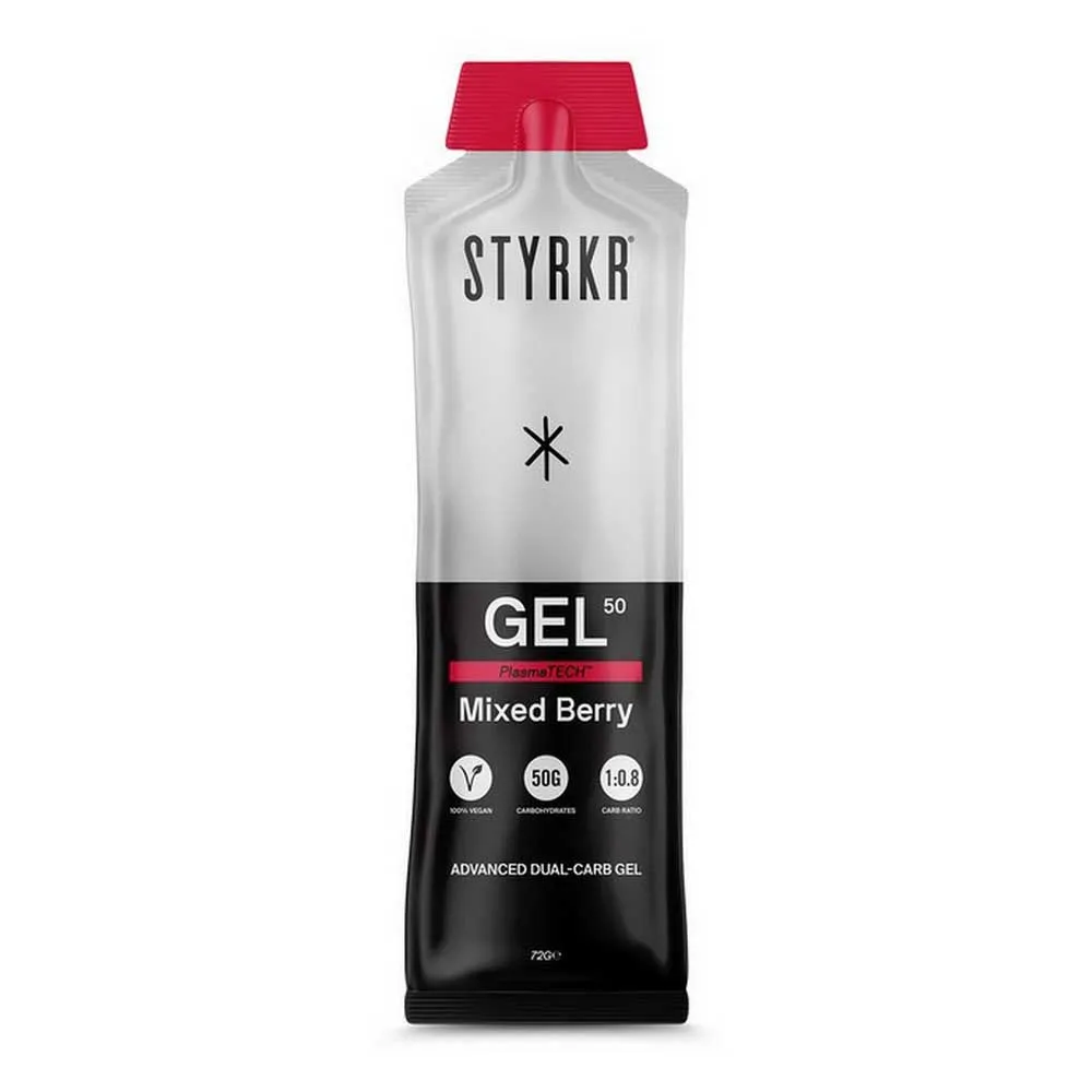 Styrkr Gel50 Dual-carb Schachtel Mit Energiegelen Zitrusfrüchte Früchte 50g 12 Einheiten, Multicolor, One Size Styrkr Gel50 Dual-carb Schachtel Mit Energiegelen Zitrusfrüchte Früchte 50g 12 Einheiten, Multicolor, One Size