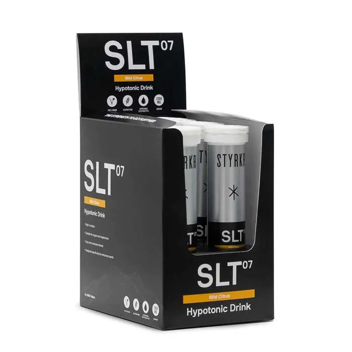 Styrkr Slt07 Electrolyte 12 Units Tablettenbox 86g, Black / silver, One Size