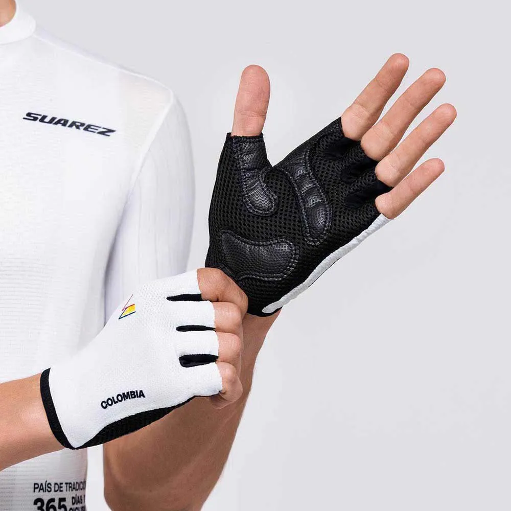 Suarez Colombia 23 Kurze Handschuhe, White Suarez Colombia 23 Kurze Handschuhe, White