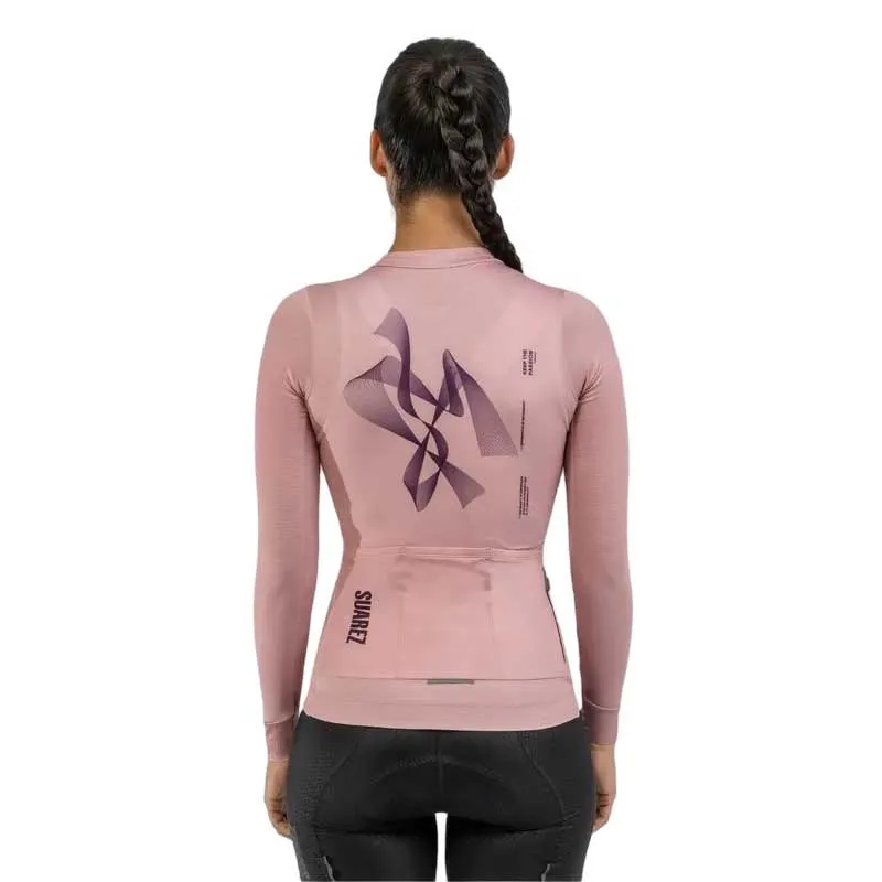 Suarez Lock 2.4 Langarm-trikot, Old rose, M