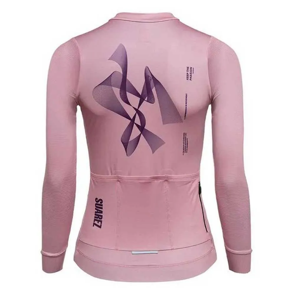 Suarez Lock 2.4 Langarm-trikot, Old rose, M