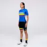 Suarez Performance Colombia Federation 2.0 2021 Kurzarm-radtrikot, Blue
