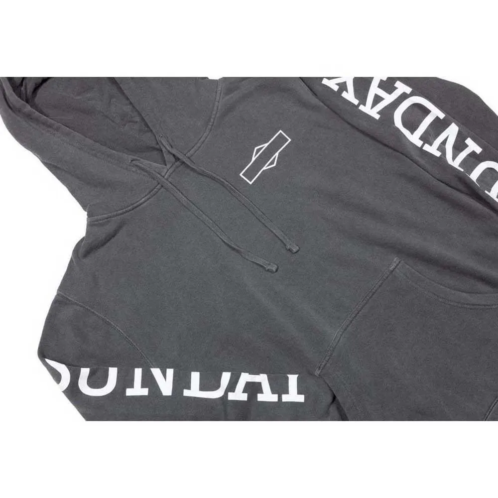 Sunday Box Pigment Kapuzenpullover, Black, L Sunday Box Pigment Kapuzenpullover, Black, L
