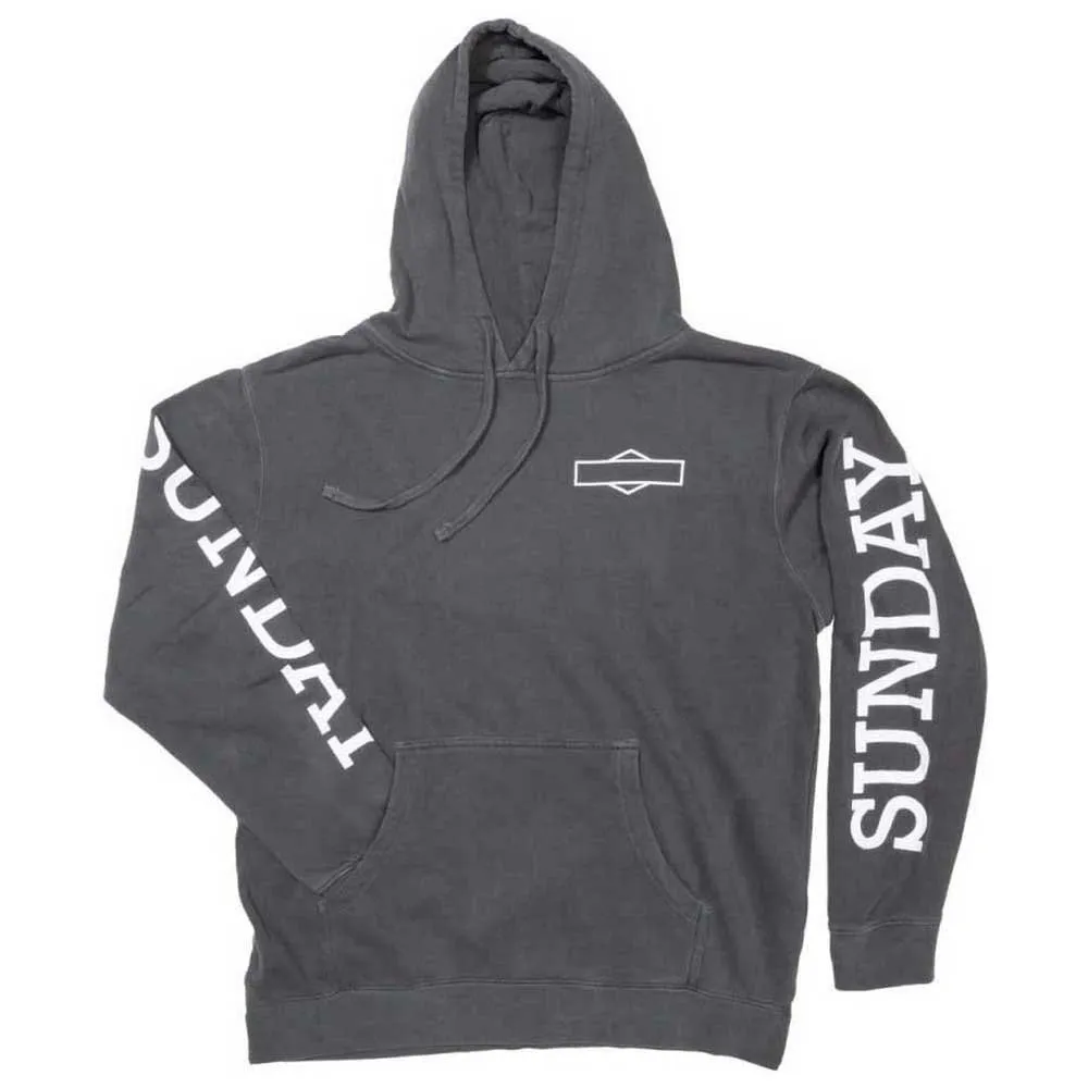 Sunday Box Pigment Kapuzenpullover, Black, L Sunday Box Pigment Kapuzenpullover, Black, L