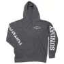 Sunday Box Pigment Kapuzenpullover, Black, L