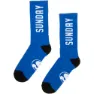 Sunday Sbz-198 Socken, Blue / white