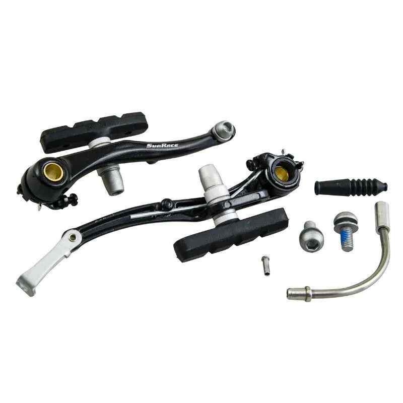 SunRace Bremssattel vtt-city Aluminium vorne Ellenbogen 90 Unisex, schwarz, 110mm SunRace Bremssattel vtt-city Aluminium vorne Ellenbogen 90 Unisex, schwarz, 110mm