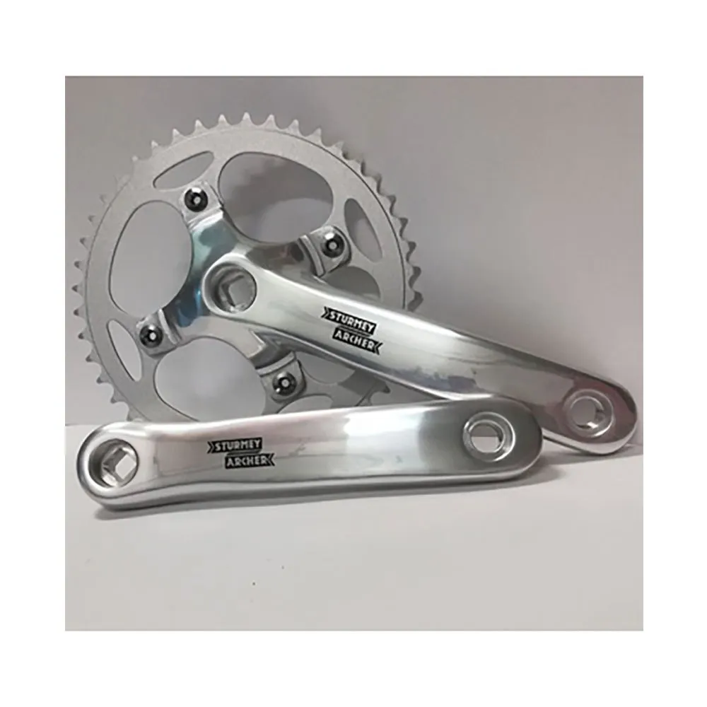 SunRace City Kurbelgarnitur, Silver, 170mm, 44t SunRace City Kurbelgarnitur, Silver, 170mm, 44t