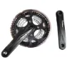 SunRace Fcm300 Kurbelgarnitur, Black, 170mm, 48/38-28t