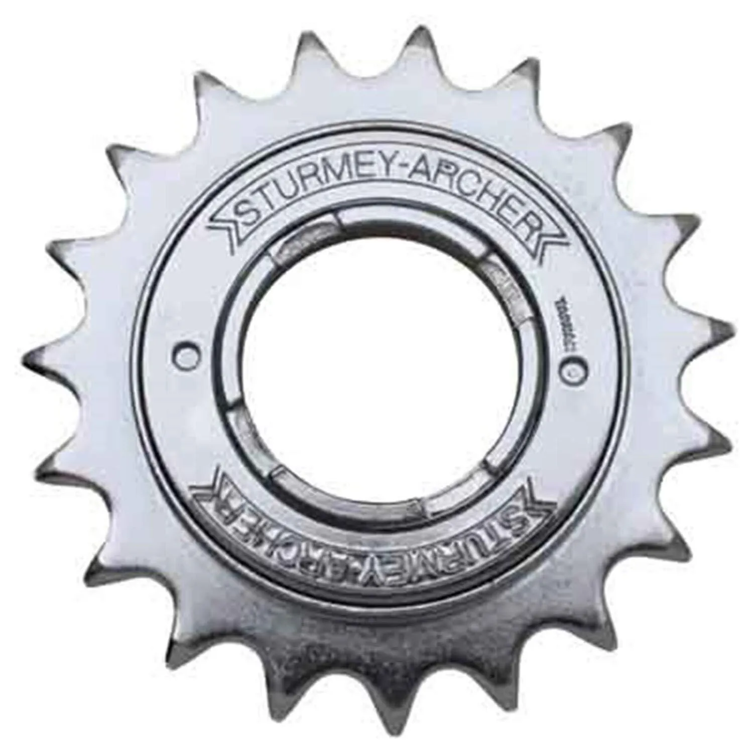 SunRace Freilauf 1V. 19D. Unisex, silber, 1/2" x 3/32"