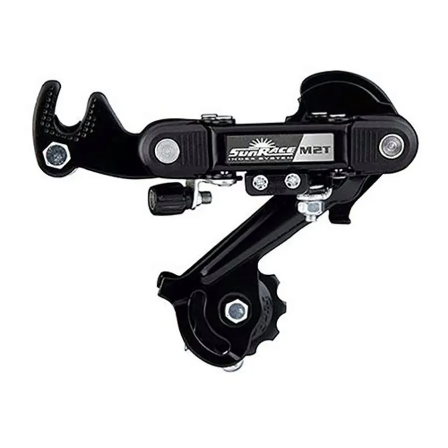 SunRace Hintere Kettenschaltung RDM2T A/P 6/7 v Unisex, grau, TU