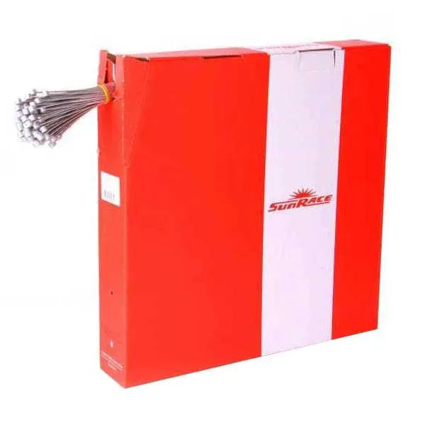 SunRace Icbsg Bremskabel 100 Einheiten, Red / white, 1.5 x 2050mm SunRace Icbsg Bremskabel 100 Einheiten, Red / white, 1.5 x 2050mm