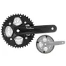 SunRace M500 Kurbelgarnitur, Black, 170mm, 42/34-24t
