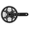 SunRace M9 Kurbelgarnitur, Black, 175mm, 44-32-22t