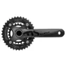 SunRace Ms66 Kurbelgarnitur, Black / grey, 175mm, 36-22t