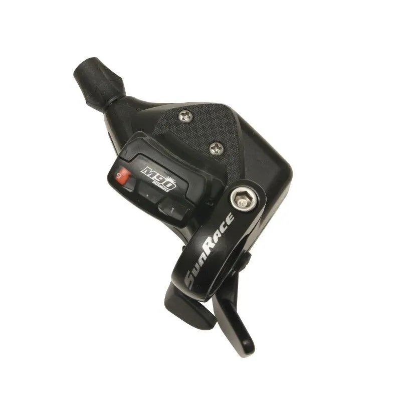 SunRace Rechter MTB-Fahrrad-Schalthebel Dual Lever M903 Unisex, schwarz, 9sp SunRace Rechter MTB-Fahrrad-Schalthebel Dual Lever M903 Unisex, schwarz, 9sp
